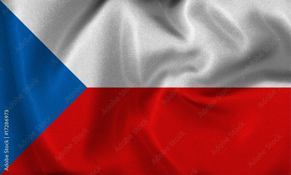 tschechien czechia fahne flag tschechien czechia fahne flag