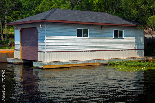 Fototapet Canadian boathouse
