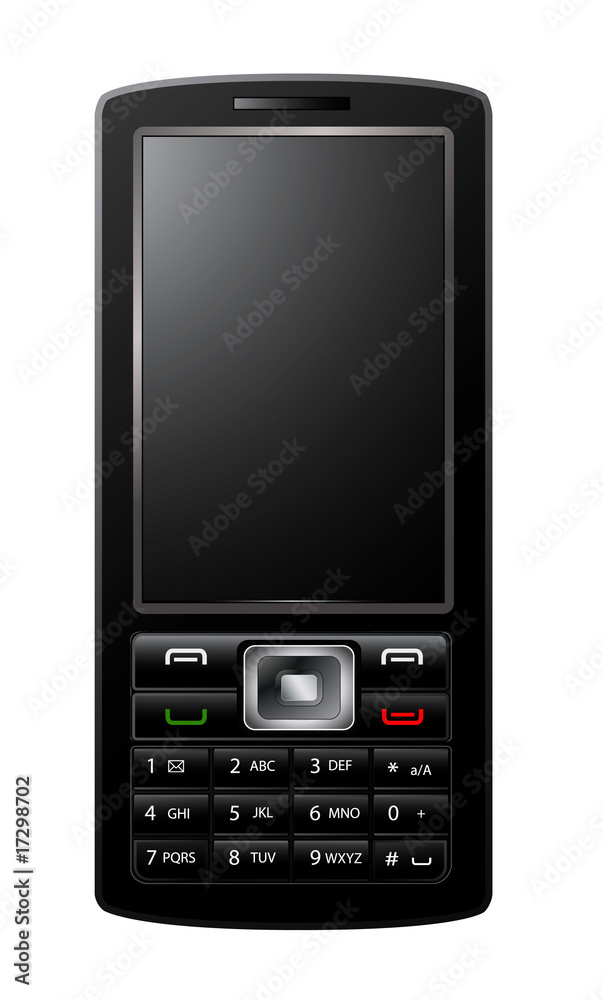 mobile phone isolated on white mobile phone isolated on white