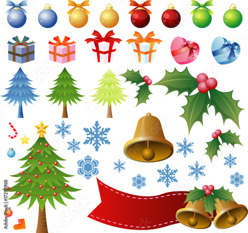 Decoration set of Christmas