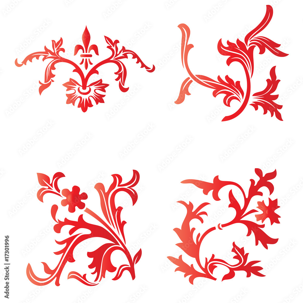 Different curly elements Different curly elements