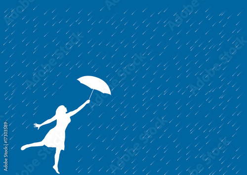 Girl in the rain