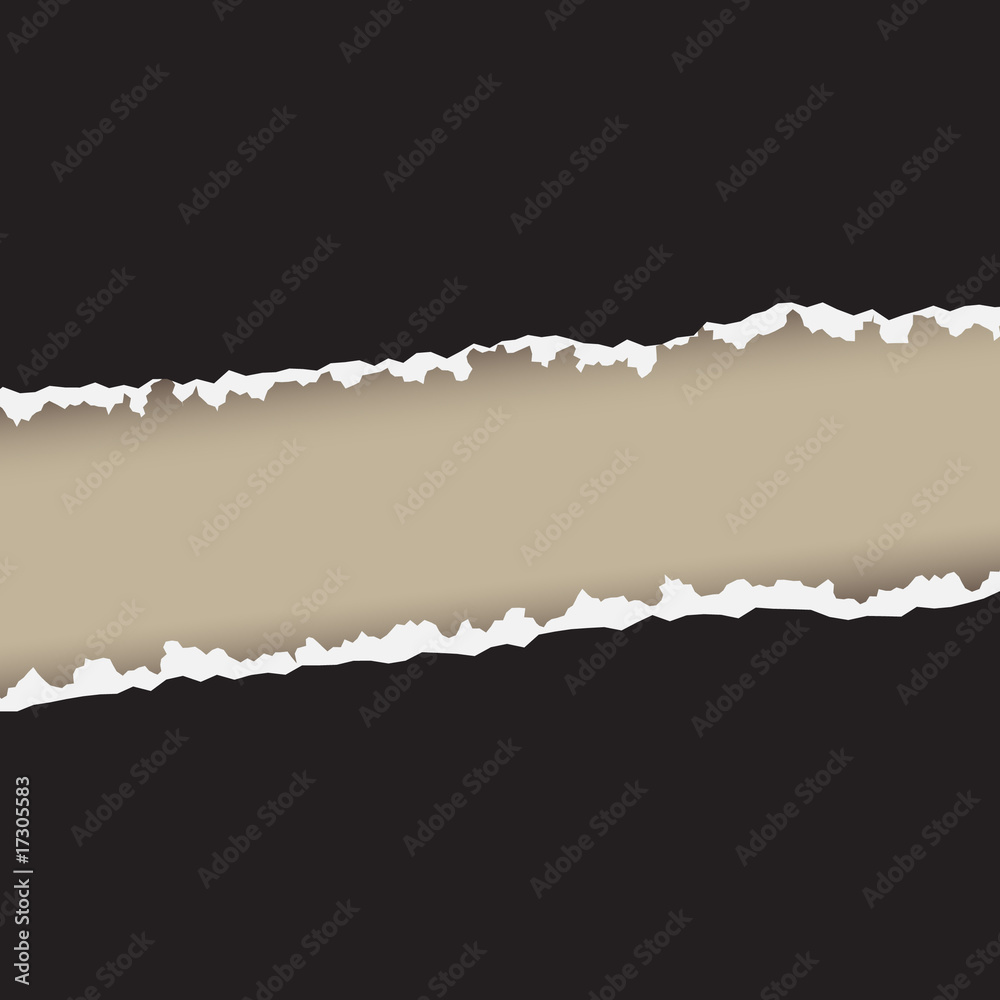 Paper tear rough edges Paper tear rough edges