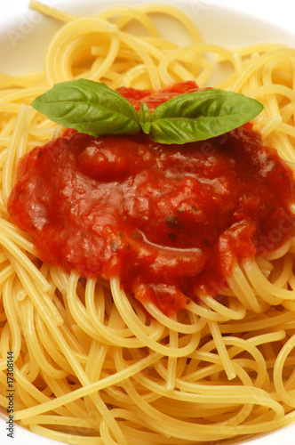 Piatto di spaghetti al pomodoro - Cucina italiana