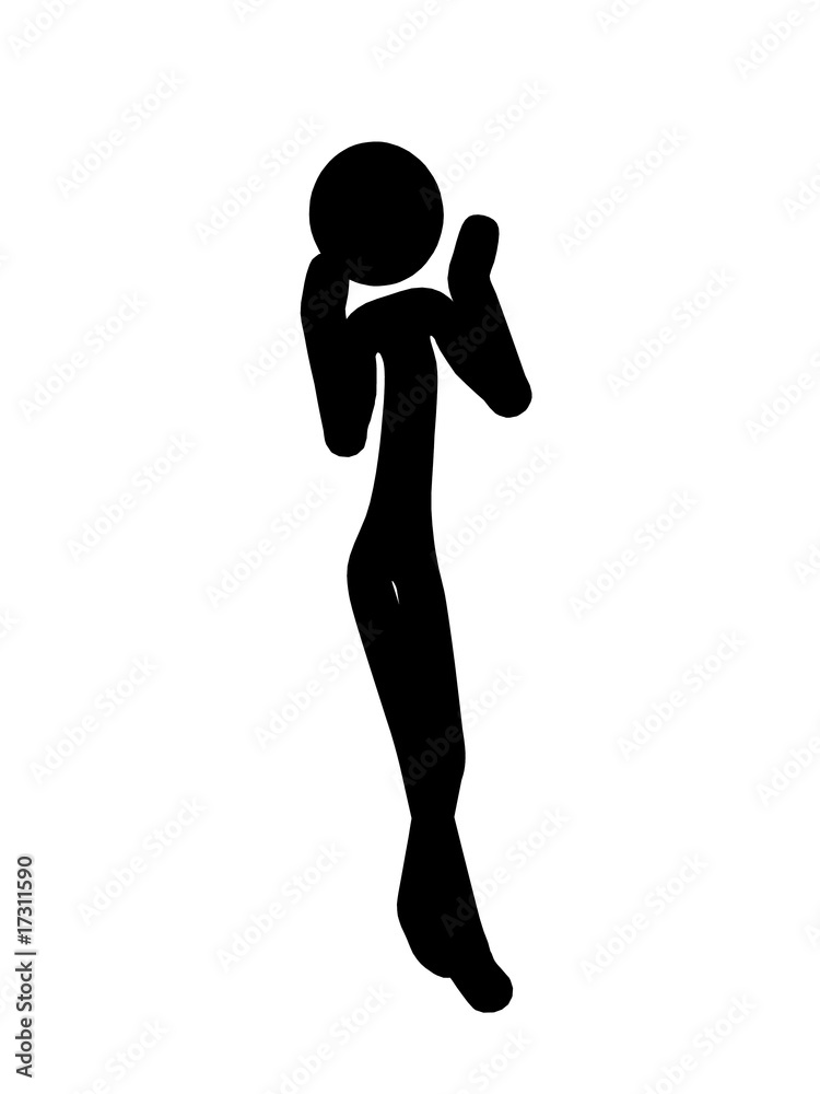 Stickman Illustration Silhouette Stickman Illustration Silhouette