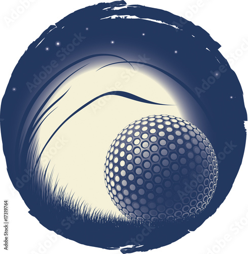 The lonely golf ball