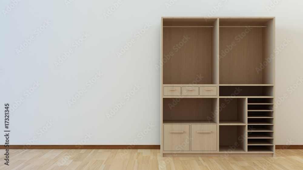 closet 3d rendering