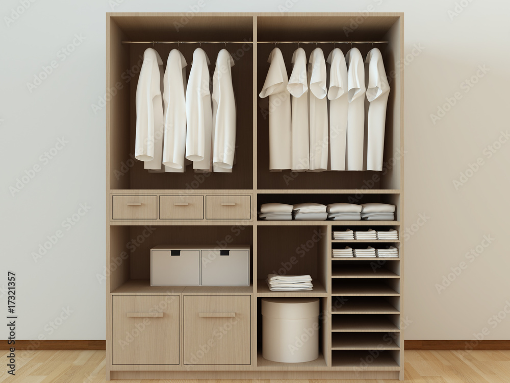 closet 3d rendering closet 3d rendering