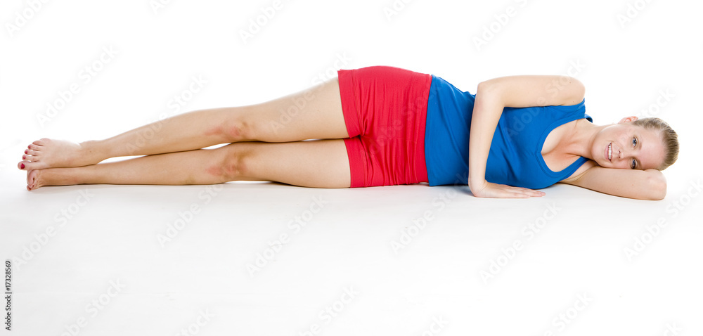 exercising woman exercising woman