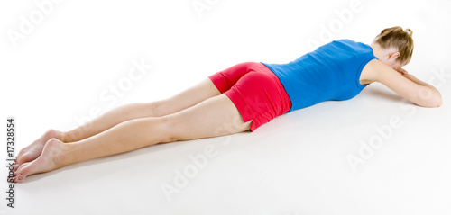exercising woman