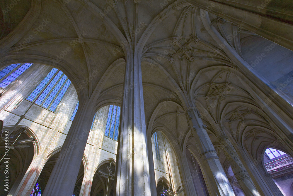 france; eure; gisors; vieille-ville : église saint-gervais-saint