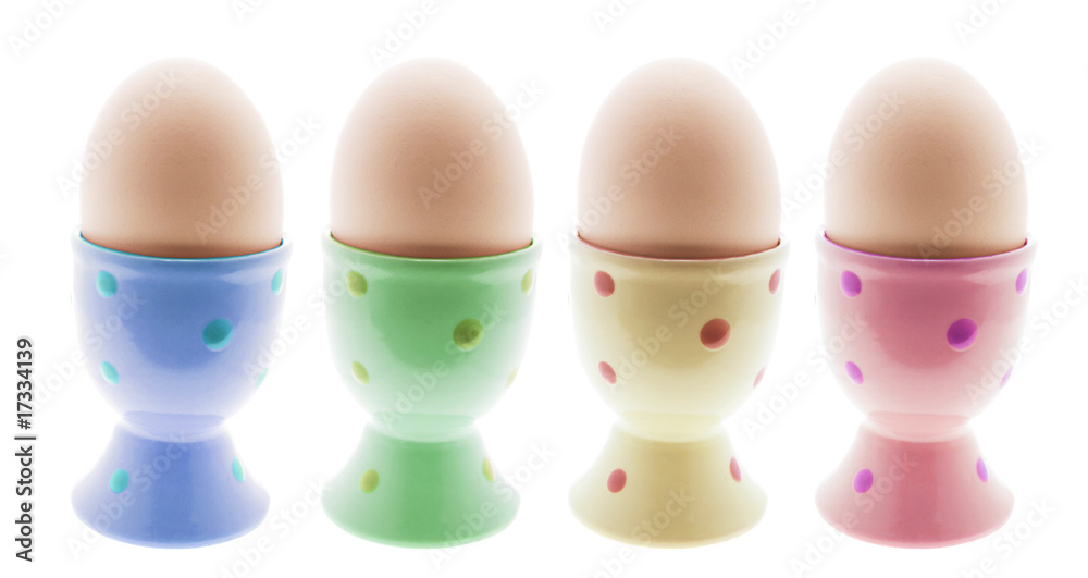 Eggs on Egg Cups Eggs on Egg Cups