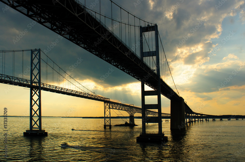 Approaching the Chesapeake Bay Bridges