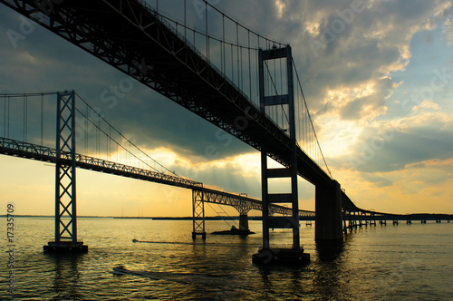 Approaching the Chesapeake Bay Bridges
