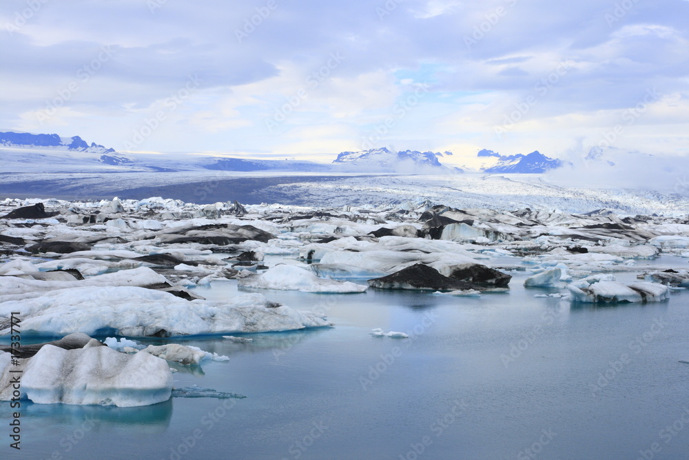 Der See Jökulsárlón Der See Jökulsárlón