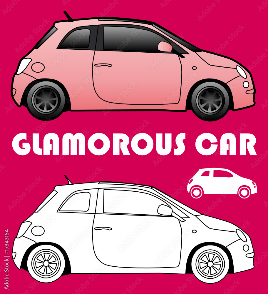 Picto de voiture glamour