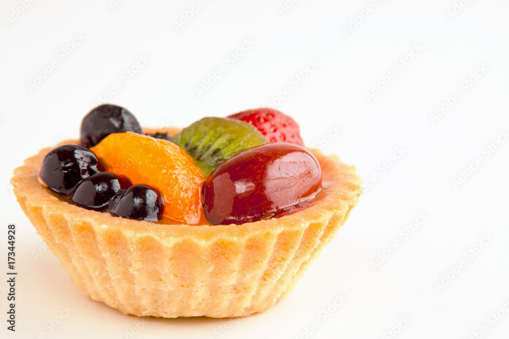 Colorful miniature fruit tart - shallow DOF, not isolated Colorful miniature fruit tart - shallow DOF, not isolated