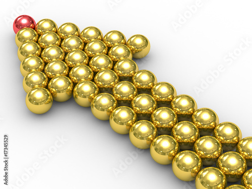 Conceptual image of teamwor...