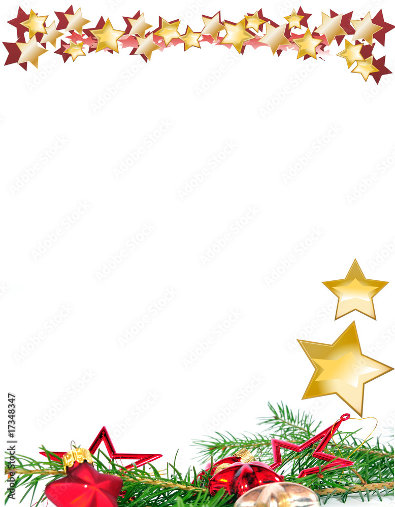 Weihnachten Briefpapier Hintergrund Stock-Foto | Adobe Stock