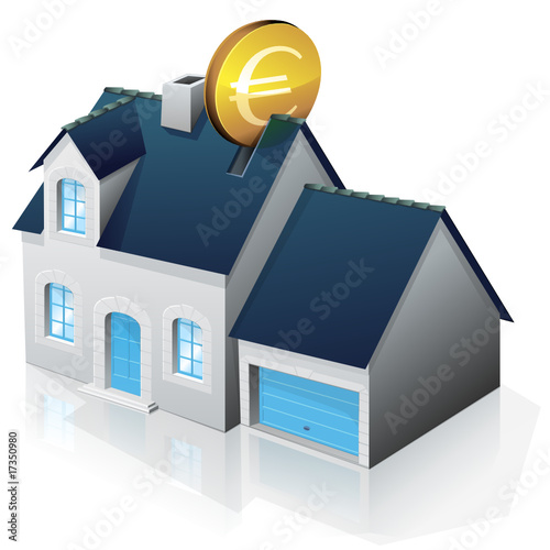 Investissement en euros dans un pavillon bourgeois (reflet)