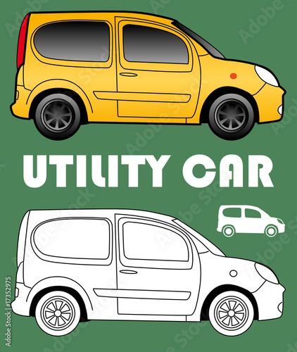 Picto de voiture utilitaire