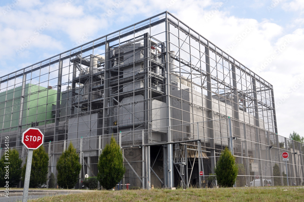 Obraz premium usine de traitement des déchets