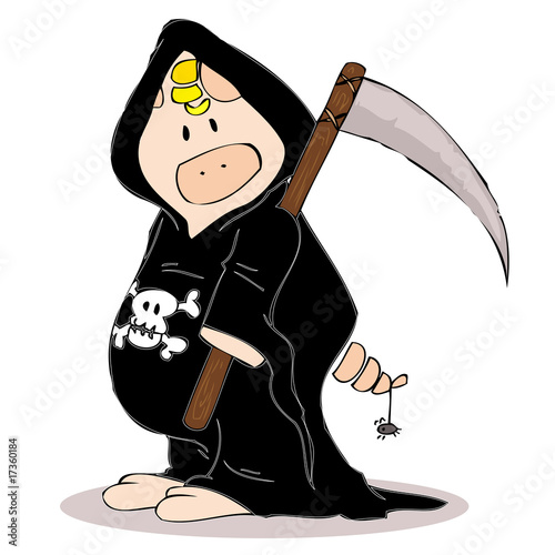 Grim reaper pig
