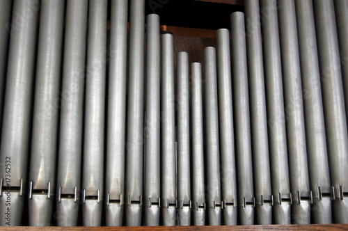 Church Organ pipes