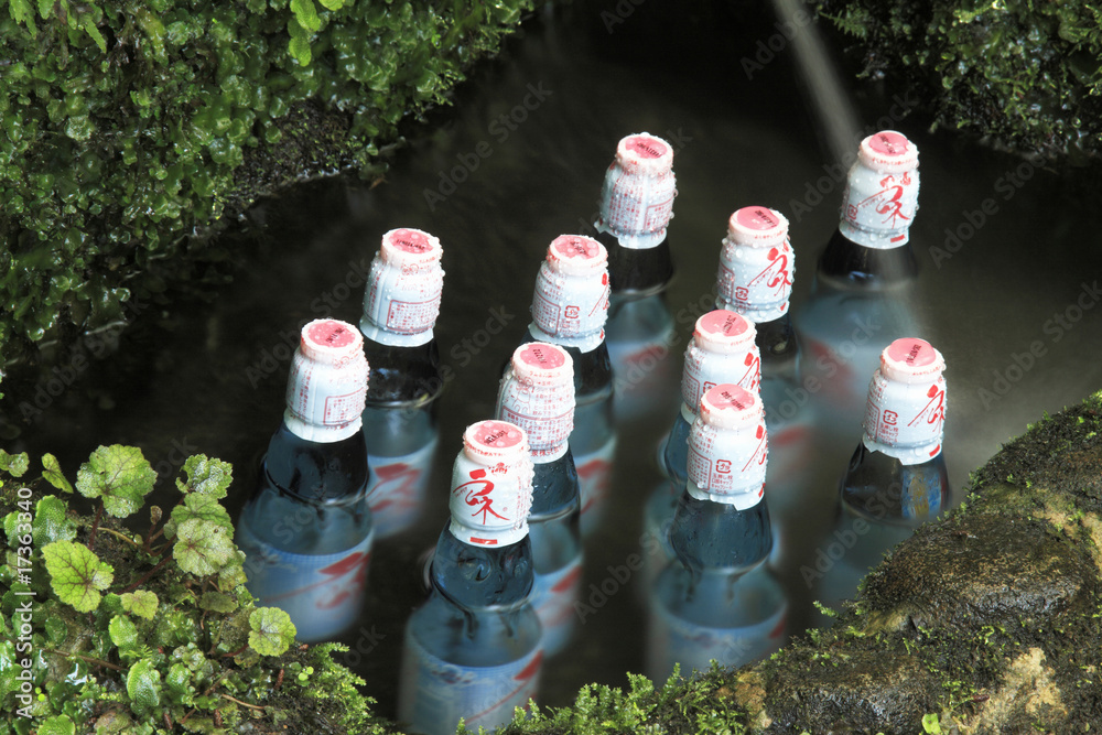 Fototapeta premium ラムネの瓶