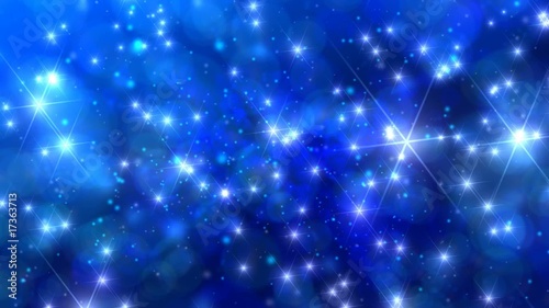 Weihnachtssterne Blau