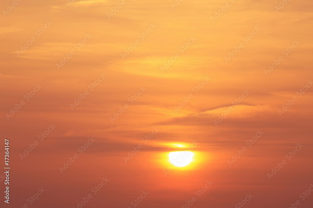 夕日 夕日
