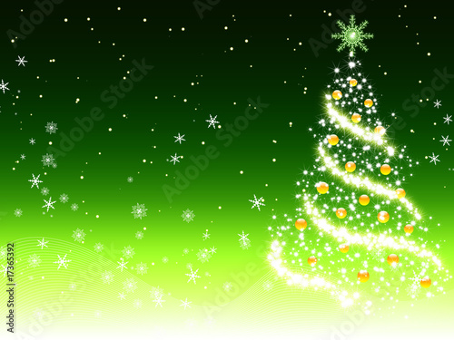 green xmas background