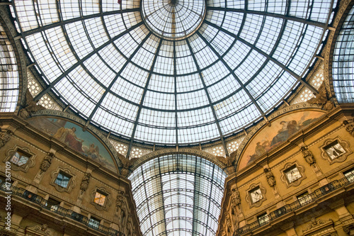 Vittorio Emanuele gallery in Milan