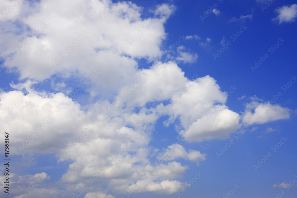 Naklejka premium 空と太陽