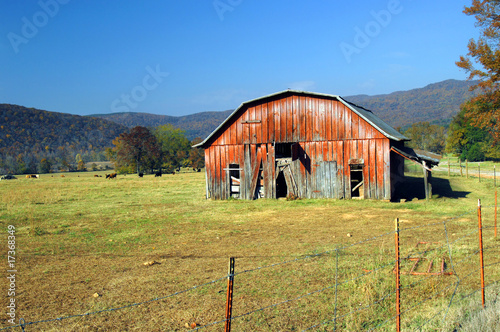 Obraz na płótnie Arkansas Barn w salonie
