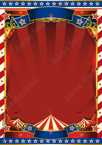 american old striped circus background