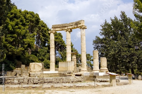 Quadro em tela Grecia, gli scavi di Olimpia - 01