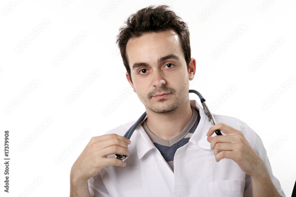 Doctor with stethoscope Doctor with stethoscope