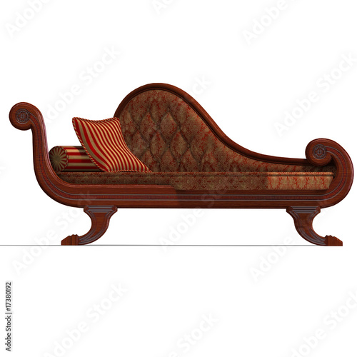 very comfortable sofa from biedermeier time photo