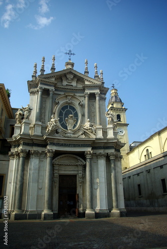 Turin - Eglise place San Carlo en portrait