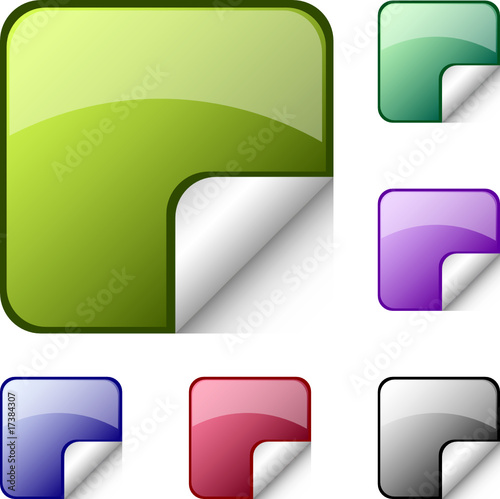 varicoloured stickers