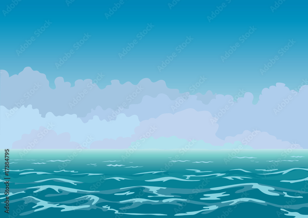 Obraz premium Lumpy sea