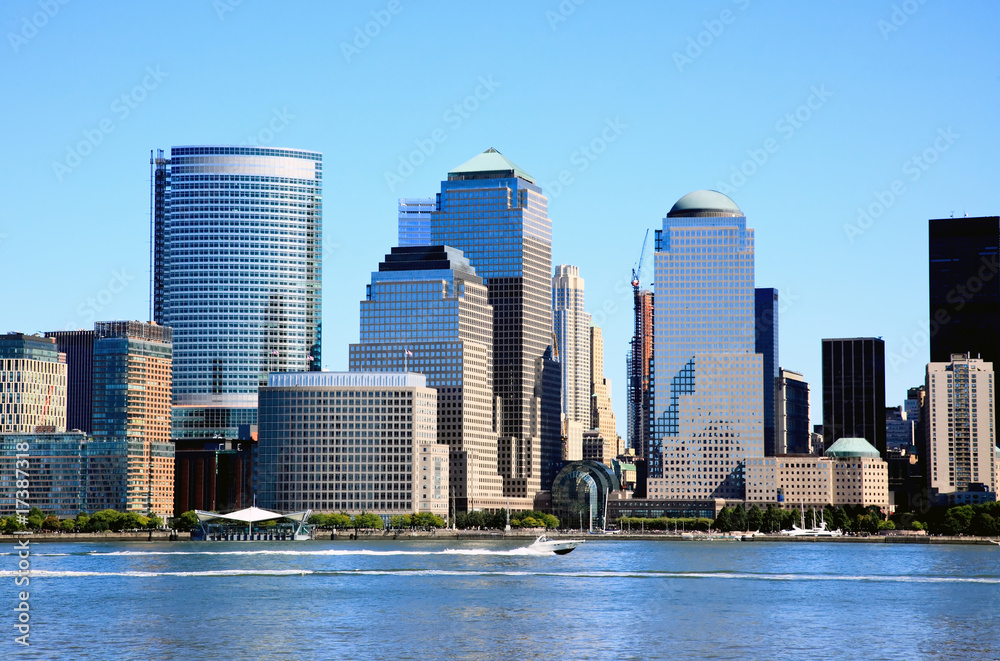 Obraz premium The Lower Manhattan Skylines
