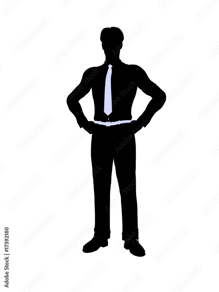 Male Business Silhouette