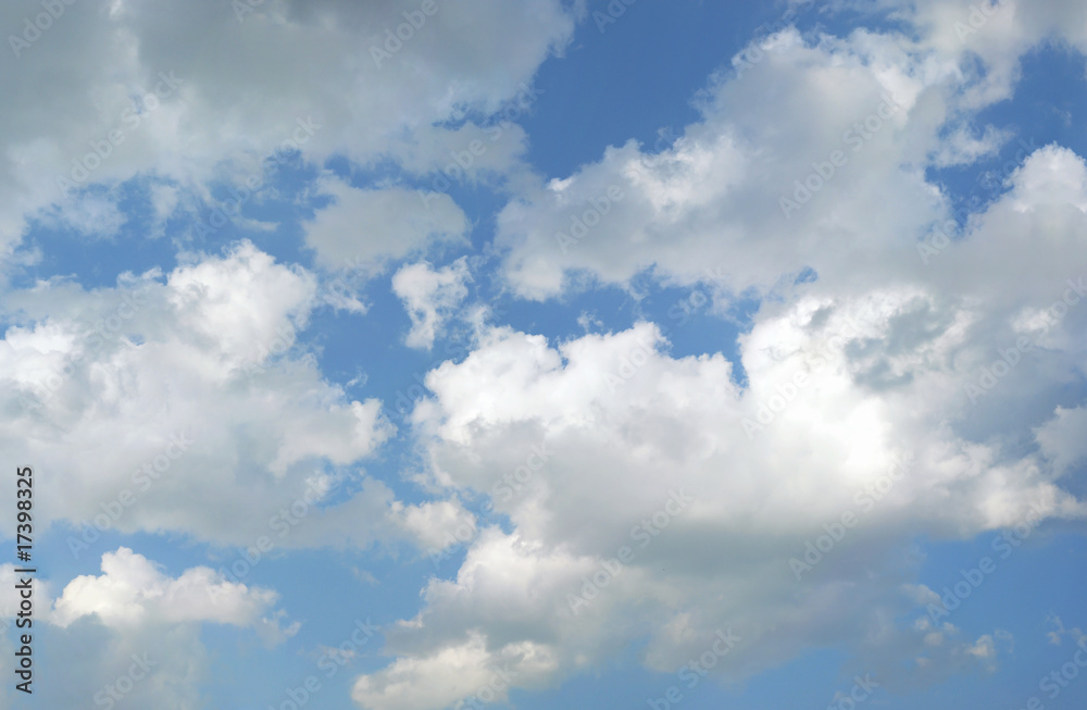 Sky with Cumulus Clouds