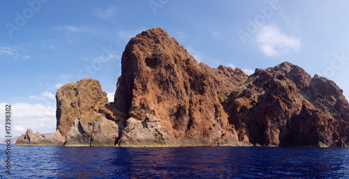 Tableau sur toile cliffs of Scandola National Reserve in Corsica