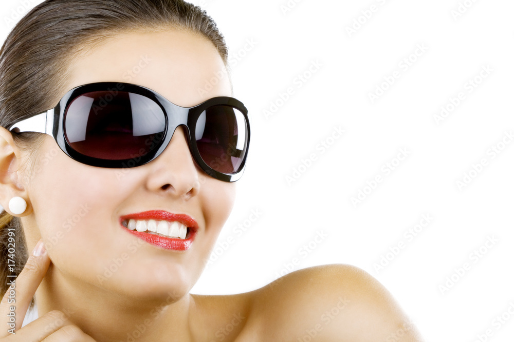 custom made wallpaper toronto digitalbeautiful woman wearing sunglasses