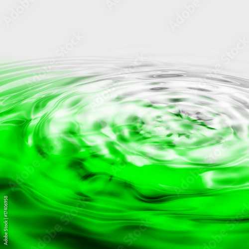 緑の水