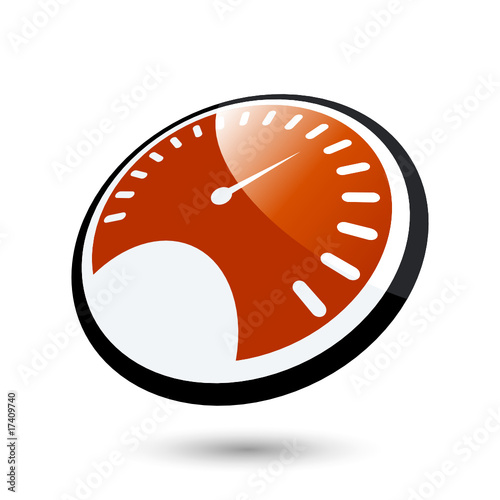 tachometer geschwindigkeit schnell logo