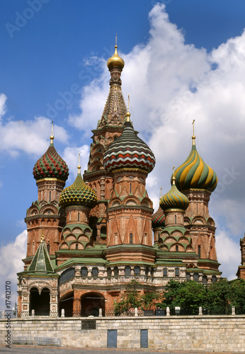 St. Basil's Cathedral on the Red Square in Moscow, Russia